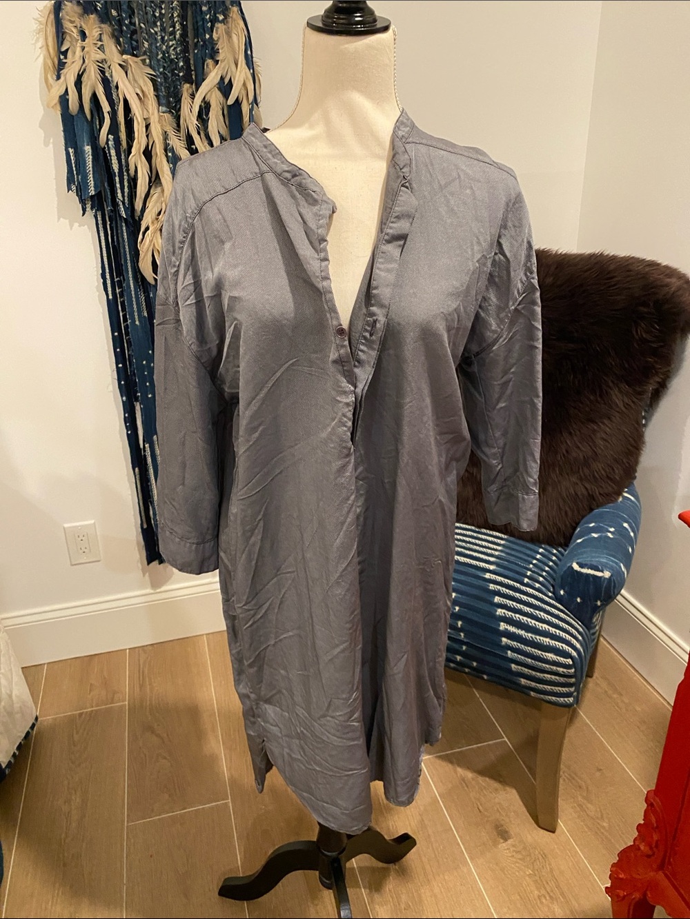 CP Shades Gray Lightweight Tunic